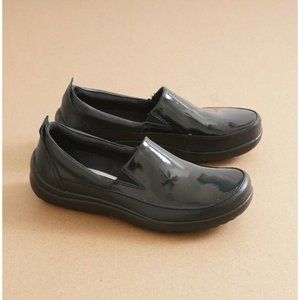 Klogs Womens Ashbury Patent Leather Clogs Work Wea